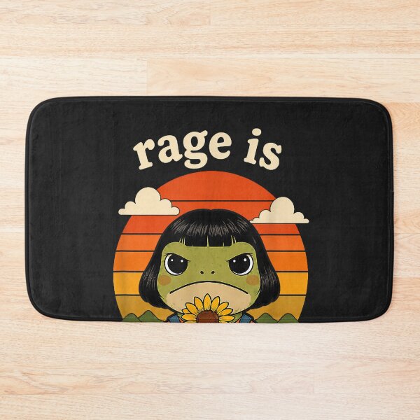 Item preview, Funny Frog Graphic Tee Rage is Consuming Me Sarcastic Meme designed and sold by CriseldaBruning.