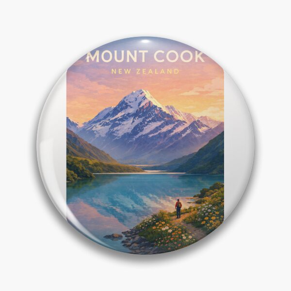 Item preview, Mount Cook National Park and Aoraki Alpine Wilderness designed and sold by Places On Earth.