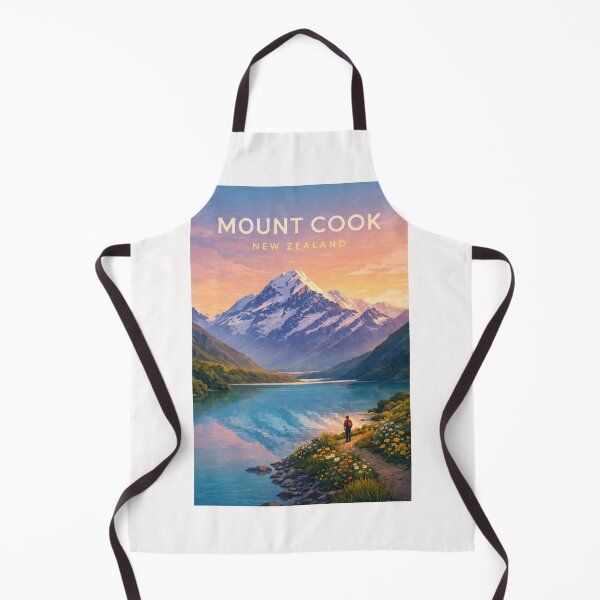 Item preview, Mount Cook National Park and Aoraki Alpine Wilderness designed and sold by Places On Earth.