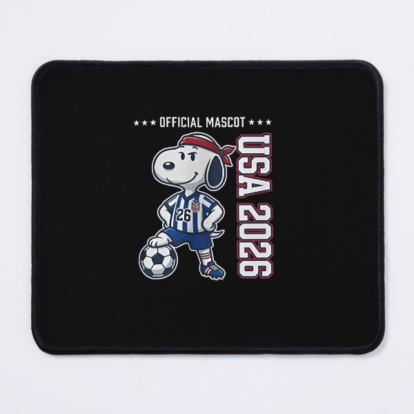 Item preview, USA Soccer Mascot 2026 Snoopy Fan designed and sold by Moonpaw-Whimsy.
