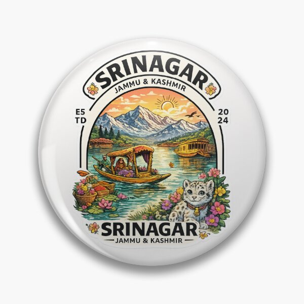 Item preview, Srinagar Dal Lake Jammu and Kashmir Himalayan Valley Landscape designed and sold by Places On Earth.