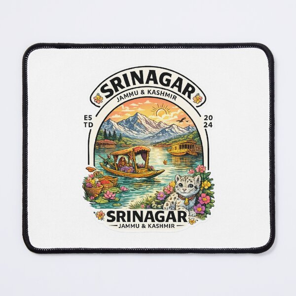 Item preview, Srinagar Dal Lake Jammu and Kashmir Himalayan Valley Landscape designed and sold by Places On Earth.