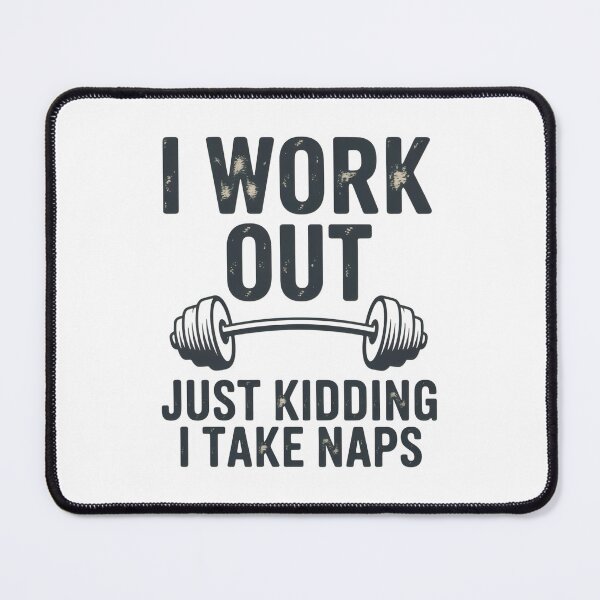 Item preview, I Work Out Just Kidding I Take Naps Funny Gym Sloth Fitness T-Shirt designed and sold by Zizo-DR44.