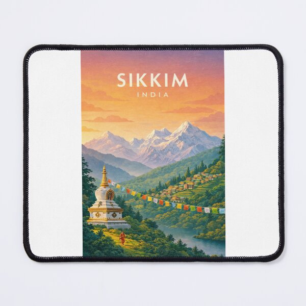 Item preview, Sikkim India Kanchenjunga Himalayan Buddhist Heritage designed and sold by Places On Earth.