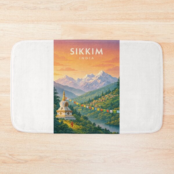 Item preview, Sikkim India Kanchenjunga Himalayan Buddhist Heritage designed and sold by Places On Earth.