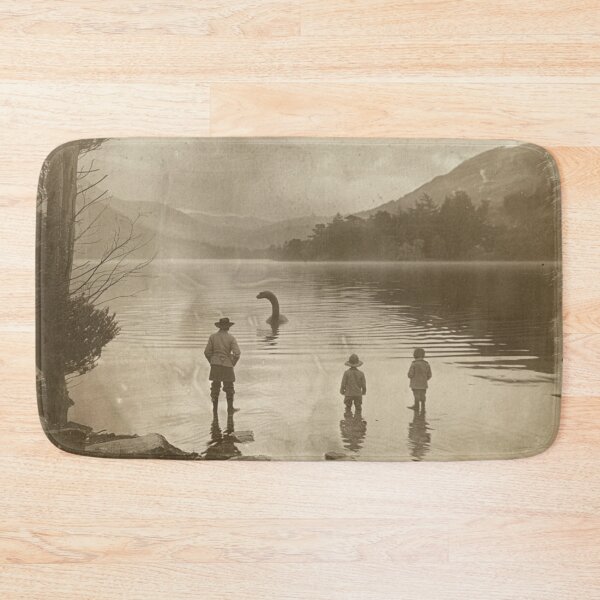 Item preview, Loch Ness Monster Vintage Cryptid Lake Art designed and sold by GSizzle1.