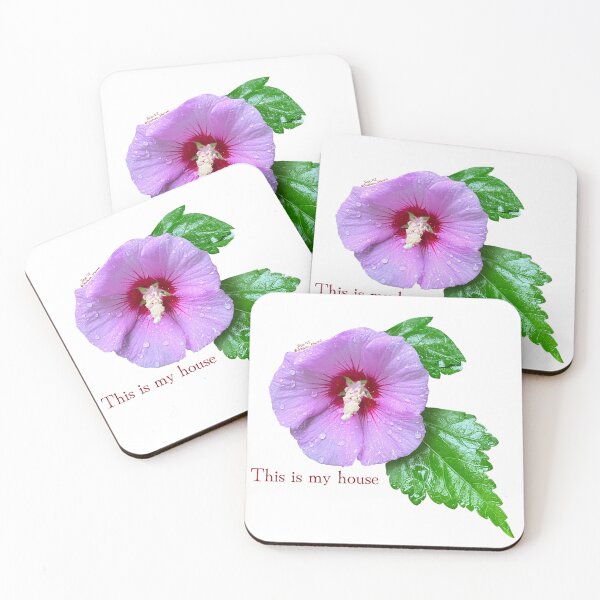Item preview, This is my house, purple flower with leaves designed and sold by Josephine Ethereal.