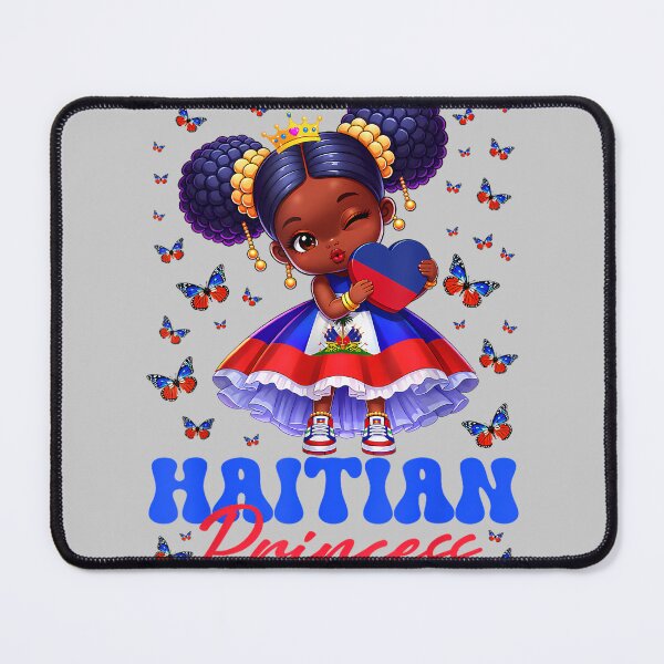 Item preview, Haitian Princess Haiti Flag Melanin for Black Girls Kids designed and sold by KathieFaugh.