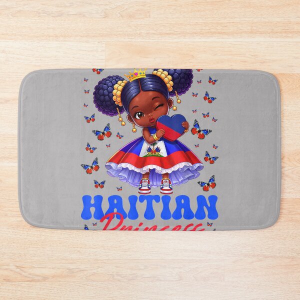 Item preview, Haitian Princess Haiti Flag Melanin for Black Girls Kids designed and sold by KathieFaugh.