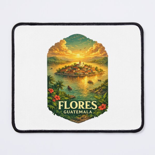 Item preview, Flores Guatemala Lake Peten Itza Maya Heritage designed and sold by Places On Earth.