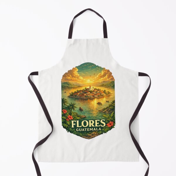 Item preview, Flores Guatemala Lake Peten Itza Maya Heritage designed and sold by Places On Earth.