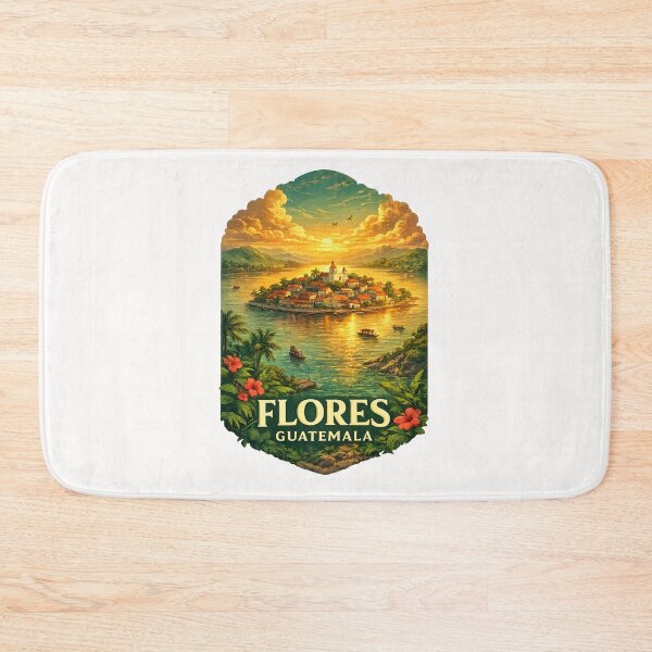 Item preview, Flores Guatemala Lake Peten Itza Maya Heritage designed and sold by Places On Earth.