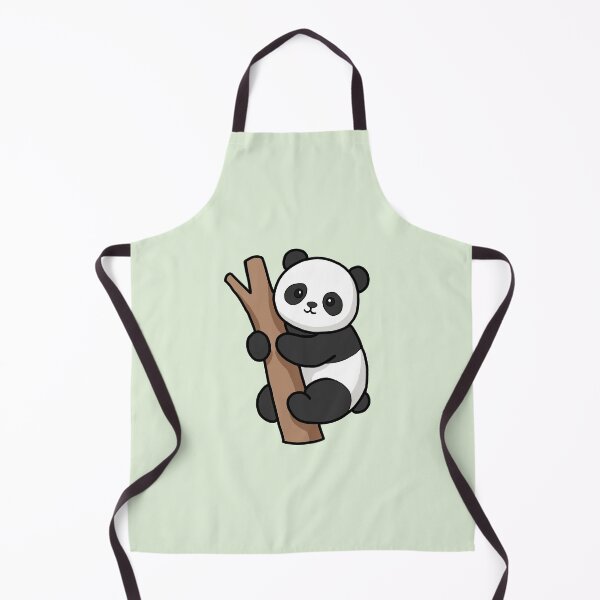 Item preview, Cute Kawaii Panda Climbing Tree designed and sold by KDesingArt.