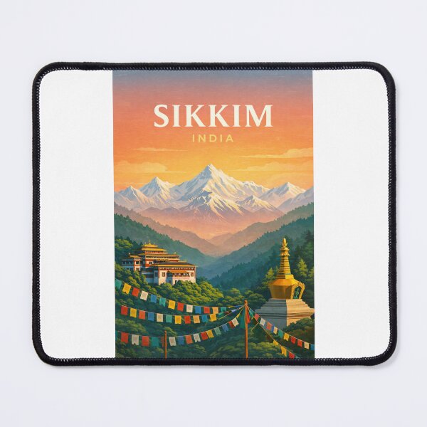 Item preview, Sikkim India Kanchenjunga Eastern Himalayan Landscape designed and sold by Places On Earth.