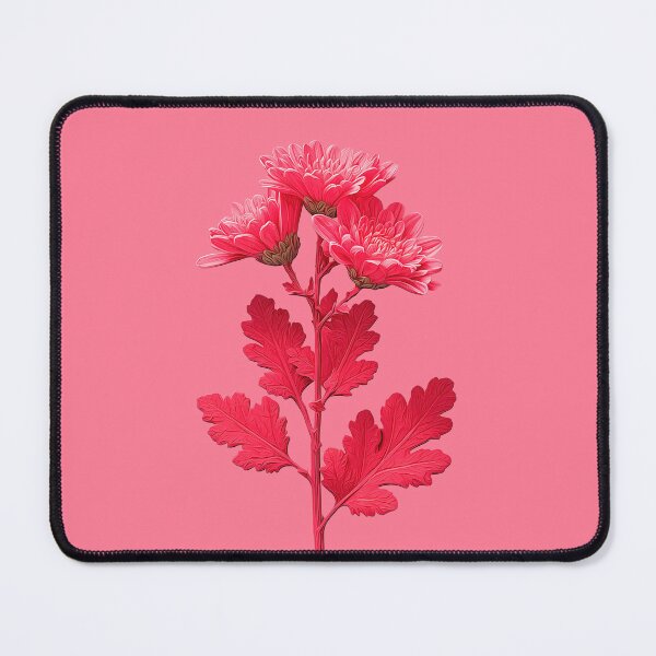 Item preview, Vibrant Red Chrysanthemum Botanical Digital Illustration designed and sold by colorful-white.