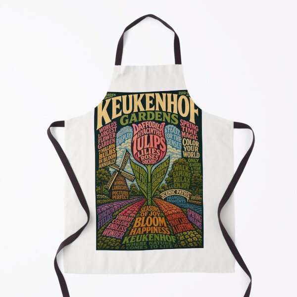 Item preview, Keukenhof Gardens Netherlands Tulip Fields of Zuid Holland designed and sold by Places On Earth.