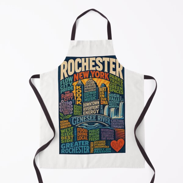 Item preview, Rochester New York Genesee River and Kodak City Landmarks designed and sold by Places On Earth.