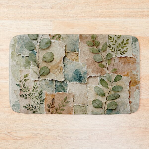 Item preview, Botanical Reverie | Mixed‑Media Collage designed and sold by LuxuryApparels.