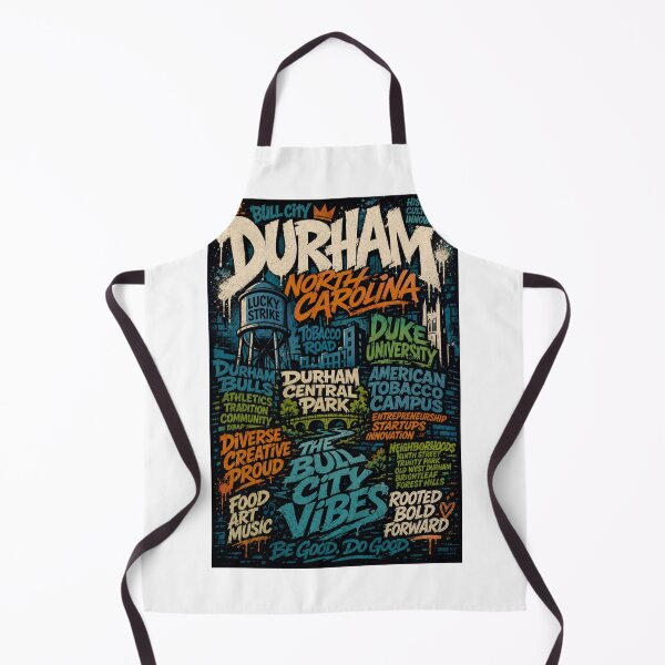 Item preview, Durham North Carolina Bull City Vibes and Tobacco Road Heritage designed and sold by Aryabek.