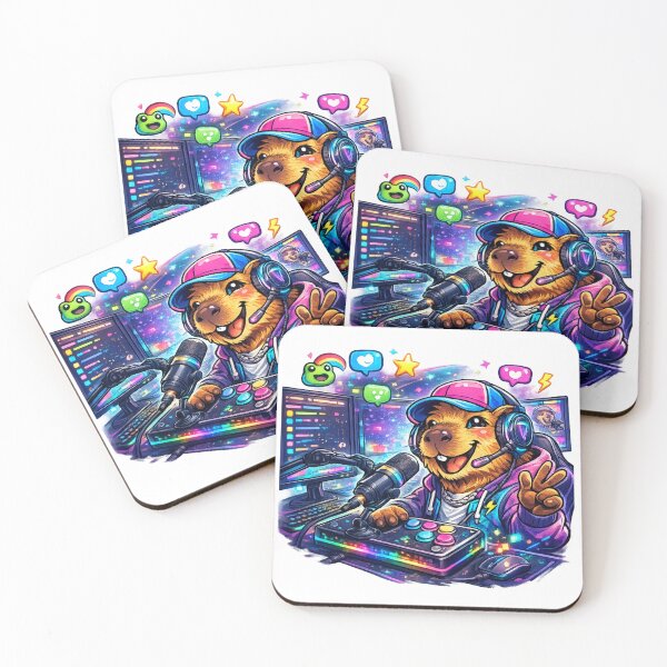 Item preview, Streaming Capybara Live Online Energy designed and sold by NovaMoodCo.