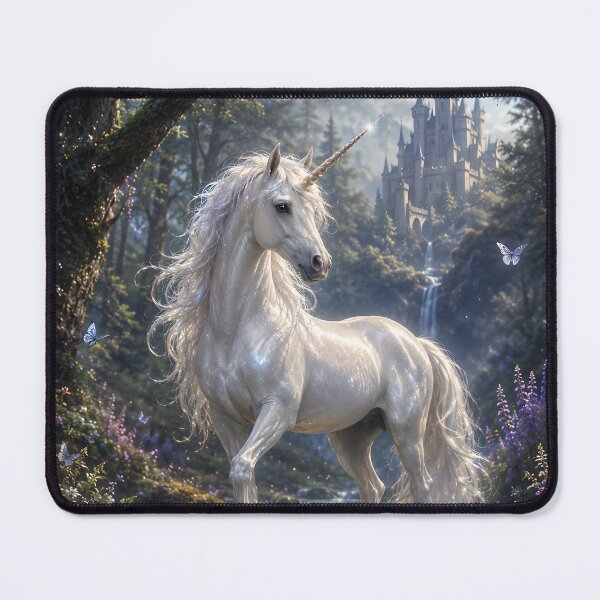 Item preview, Moonwhisper | Enchanted Forest Unicorn Fantasy Art designed and sold by Stubblejumper Artworks.