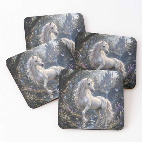 Item preview, Moonwhisper | Enchanted Forest Unicorn Fantasy Art designed and sold by Stubblejumper Artworks.