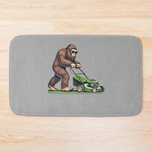 Item preview, Grassquatch Bigfoot Lawn Mowing Mower Sasquatch Men Funny designed and sold by ArleneRowe.