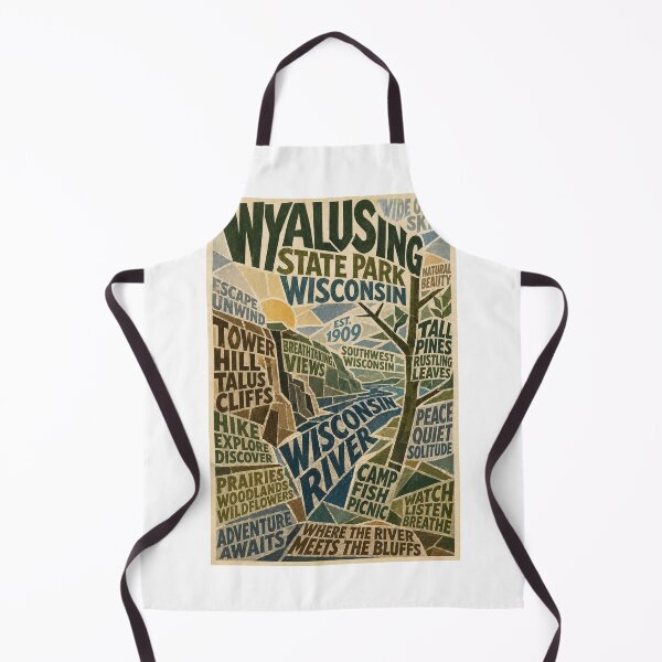 Item preview, Wyalusing State Park Wisconsin River Bluffs and Mississippi Valley designed and sold by Aryabek.