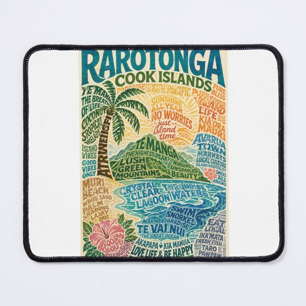 Item preview, Rarotonga Cook Islands Te Manga and Avarua Lagoon Paradise designed and sold by Aryabek.