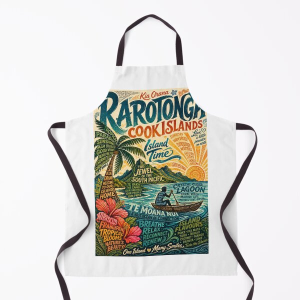 Item preview, Rarotonga Cook Islands Polynesian Lagoon and Te Vara Nui Heritage designed and sold by Aryabek.