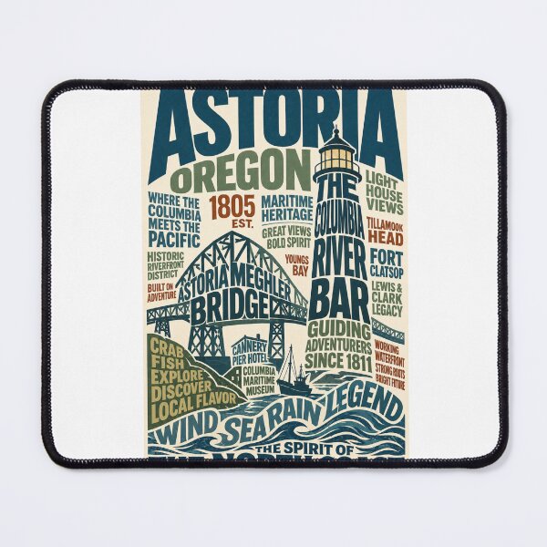 Item preview, Astoria Oregon Columbia River Bar and North Coast Heritage designed and sold by Aryabek.
