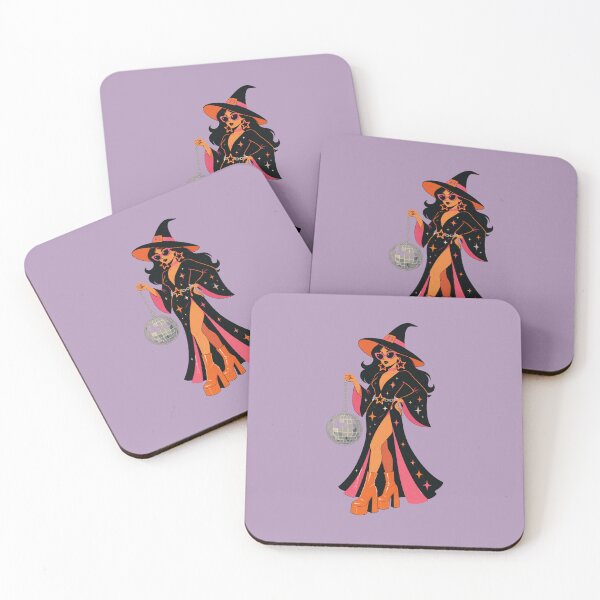 Item preview, Disco Witch - Retro 70s Halloween Celestial Groovy Spooky Season designed and sold by SimplyJasper.