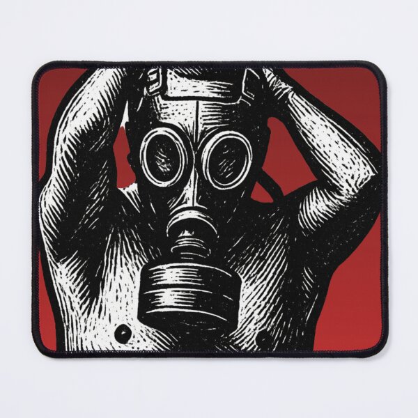 Item preview, Gas Mask - Linocut filter designed and sold by SoCalBottom.