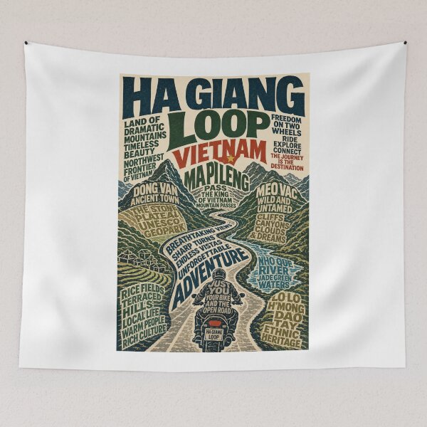 Item preview, Ha Giang Loop Vietnam Ma Pi Leng Pass and Dong Van Plateau designed and sold by Aryabek.