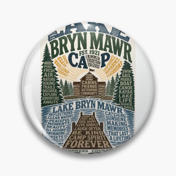 Item preview, Lake Bryn Mawr Camp for Girls Lake Bryn Mawr Pennsylvania Summer Traditions designed and sold by Aryabek.