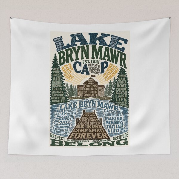 Item preview, Lake Bryn Mawr Camp for Girls Lake Bryn Mawr Pennsylvania Summer Traditions designed and sold by Aryabek.