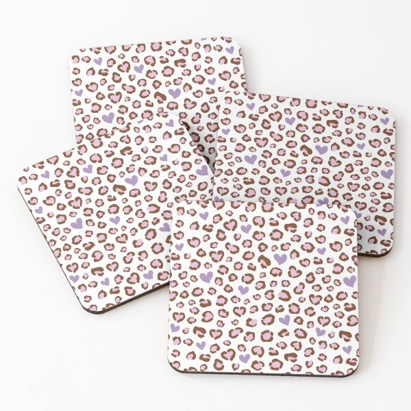 Item preview, Leopard Hearts Pattern designed and sold by Lumi-Marine.
