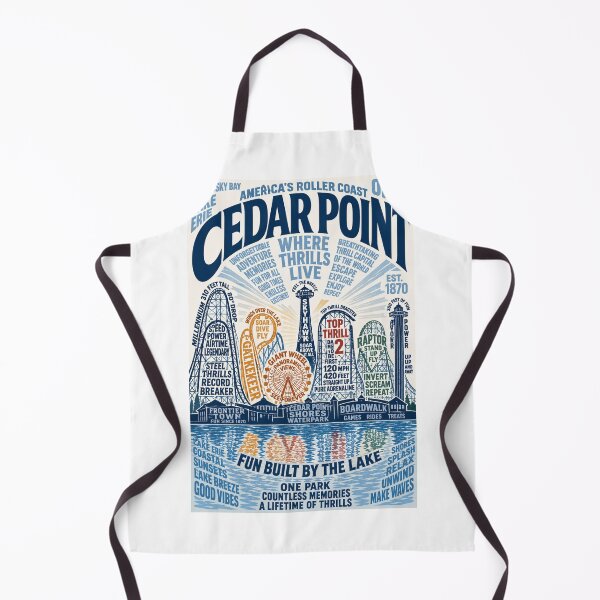Item preview, Cedar Point Skyline Ohio Sandusky Bay Lake Erie Roller Coaster Capital designed and sold by Aryabek.