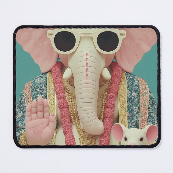 Item preview, Ganesha Soft Vision 3D Low Poly Geometric Minimalist Art designed and sold by PANNARUK THAILAND.