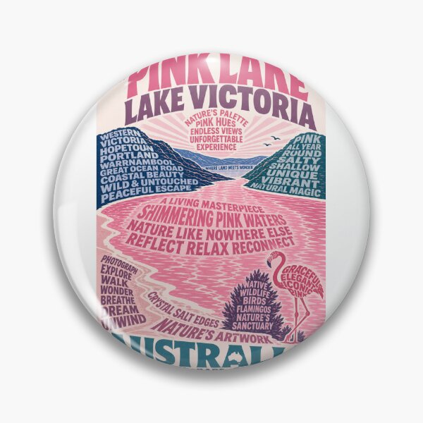 Item preview, Pink Lake Lake Victoria Western Victoria Australia Pink Waters designed and sold by Aryabek.