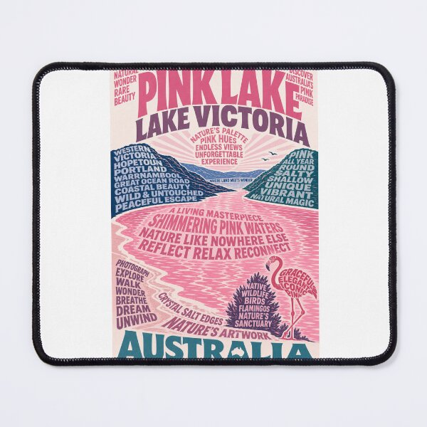 Item preview, Pink Lake Lake Victoria Western Victoria Australia Pink Waters designed and sold by Aryabek.