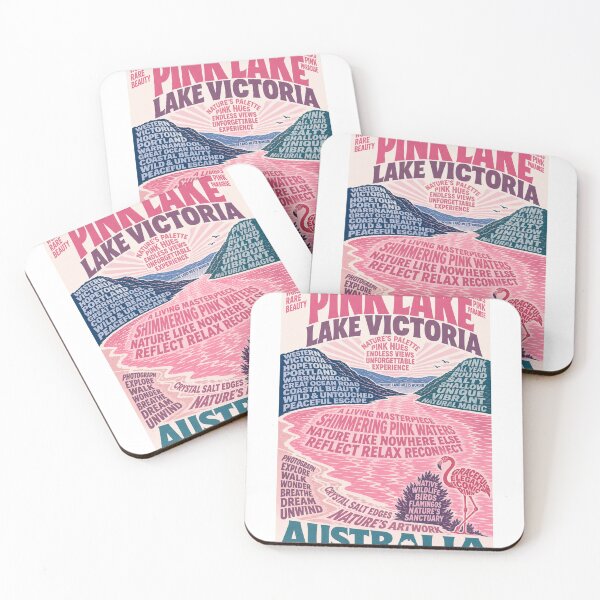 Item preview, Pink Lake Lake Victoria Western Victoria Australia Pink Waters designed and sold by Aryabek.