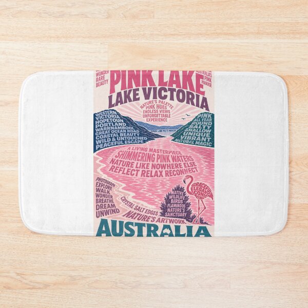 Item preview, Pink Lake Lake Victoria Western Victoria Australia Pink Waters designed and sold by Aryabek.