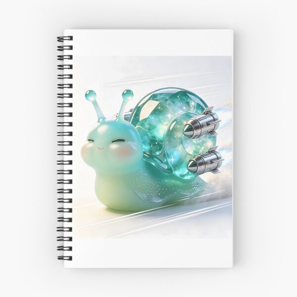 Item preview, Emerald Snail - Turbo Mode: I'm Fast AF Boi! designed and sold by ABYSSLAB.