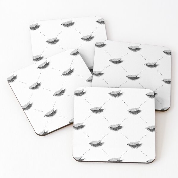 Item preview, Lashes with silver glitter  pattern designed and sold by sashica.