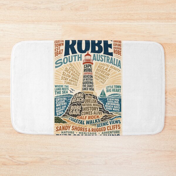 Item preview, Robe South Australia Cape Dombey Lighthouse Limestone Coast designed and sold by Aryabek.