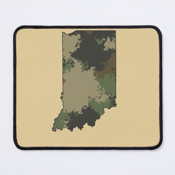 Item preview, Indiana State Camouflage Map designed and sold by d247.