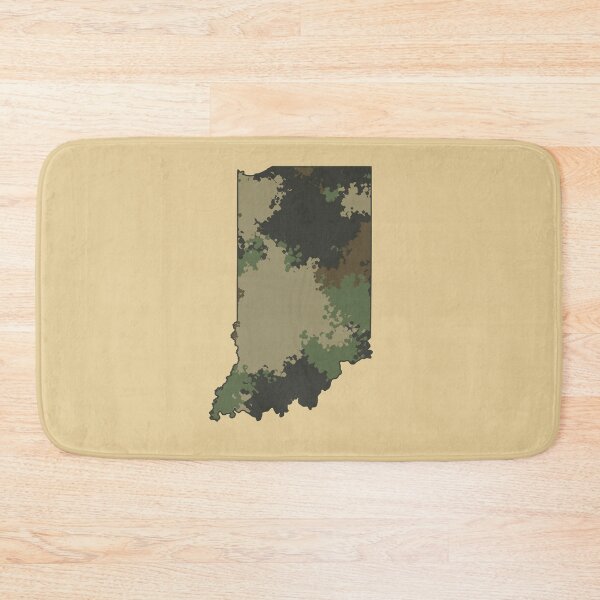 Item preview, Indiana State Camouflage Map designed and sold by d247.