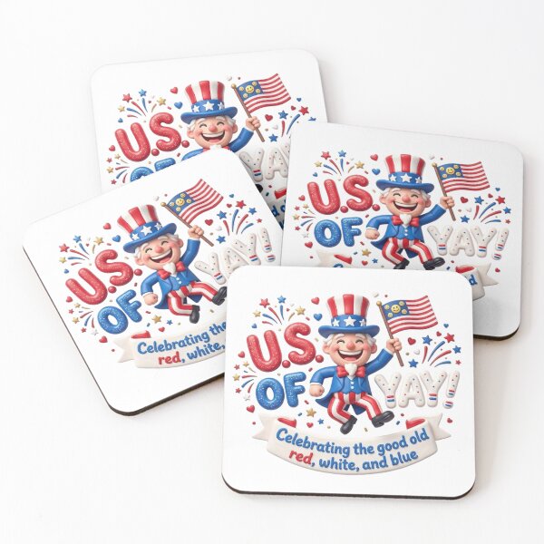 Item preview, HAPPY 4TH OF JULY designed and sold by likbatonboot.