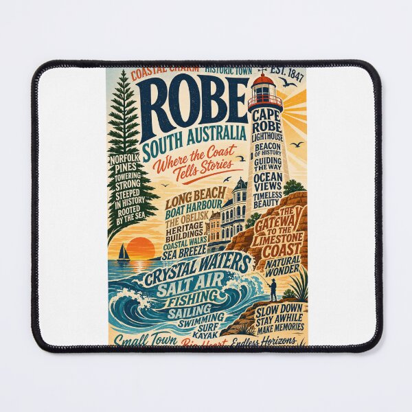 Item preview, Robe South Australia Cape Featuring Dombey Lighthouse in the Limestone Coast designed and sold by Aryabek.
